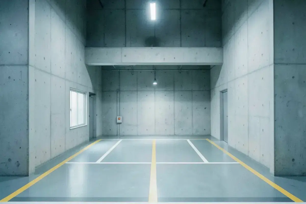 地下の倉庫区画